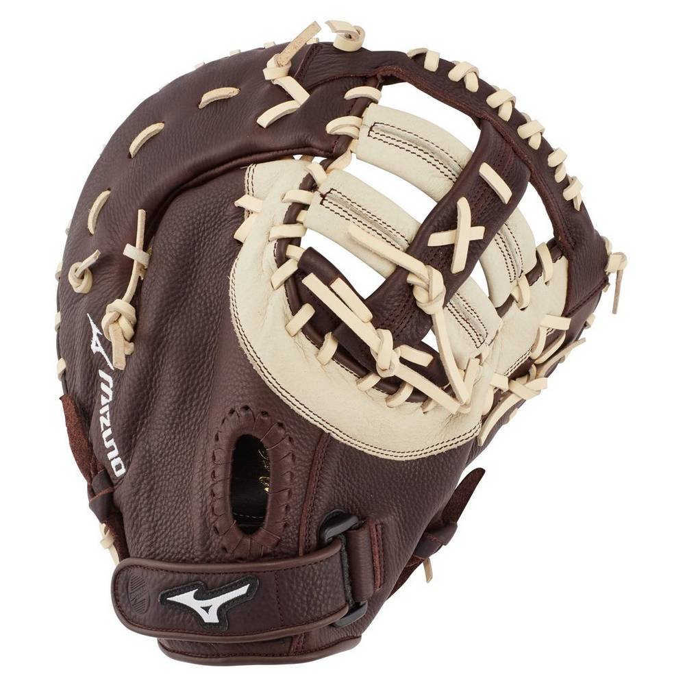 Mizuno Franchise Series First Base 12.5" Férfi Catchers Mitt Kávé/Titán IGZ954367